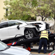 car accident in company vehicle in Biloxi