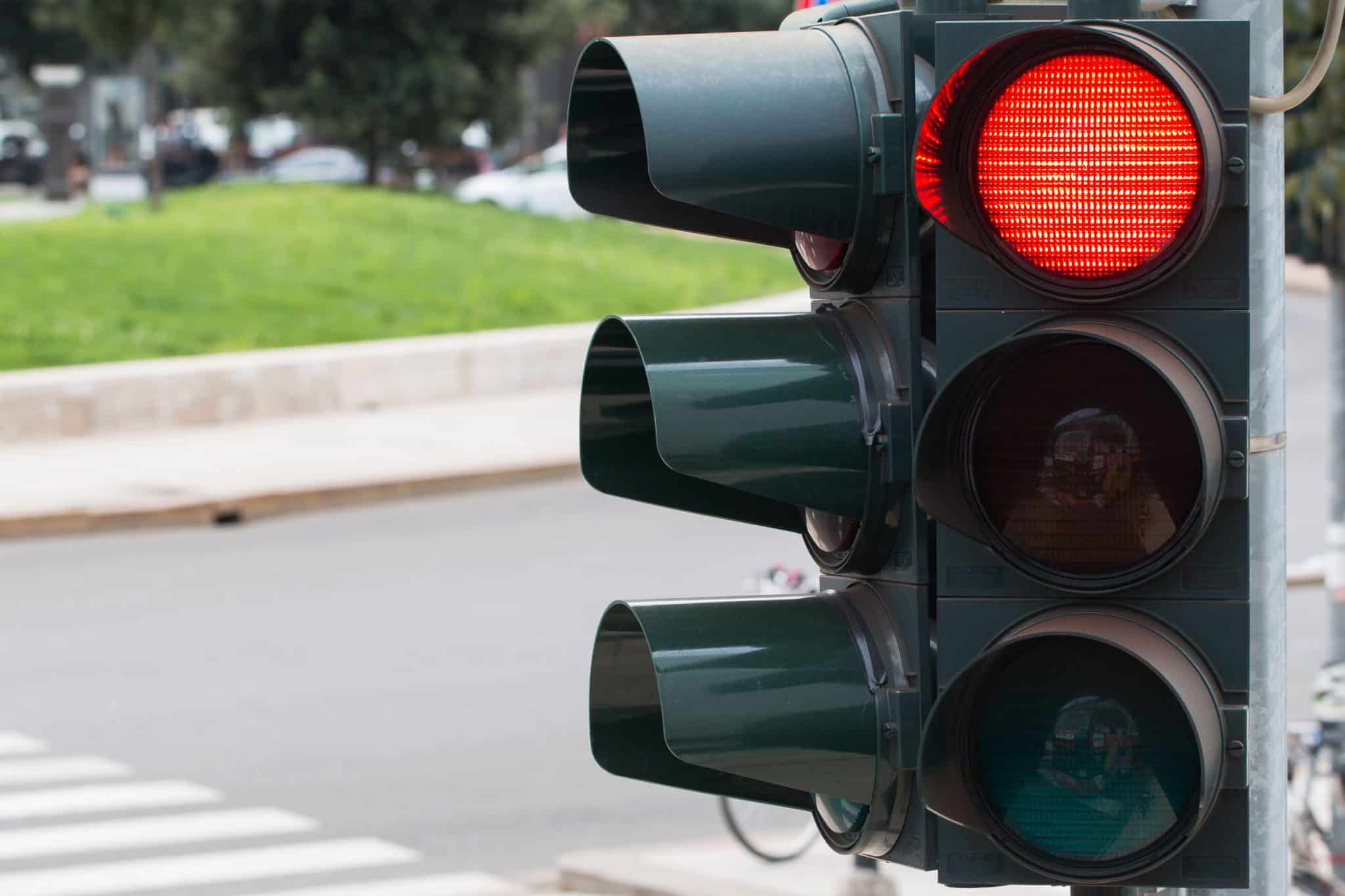 running a red light in biloxi